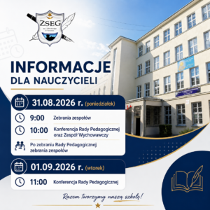 Informacja dla nauczycieli