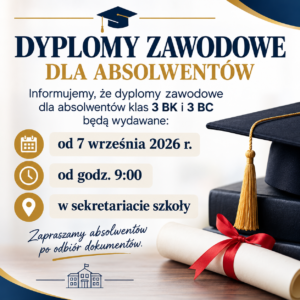 Dyplomy dla klas 3 BS I&nbsp;stopnia
